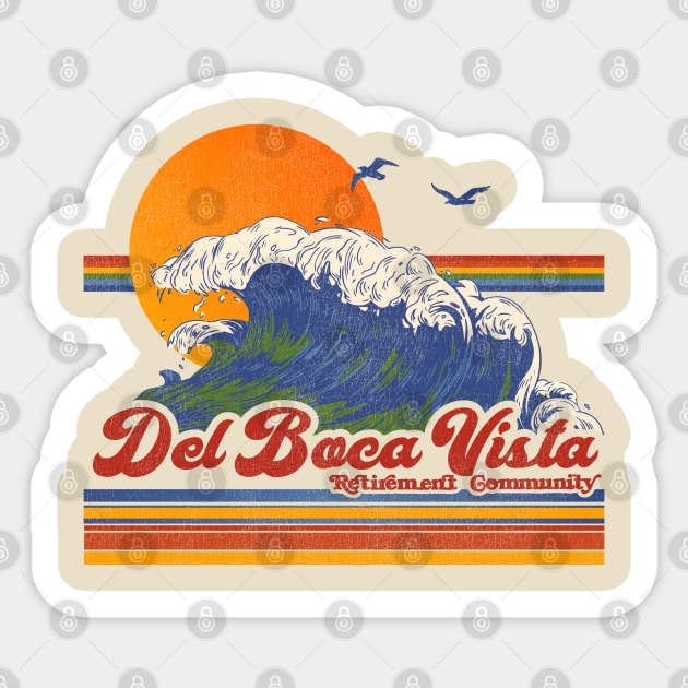 Del Boca Vista Retirement Community Sticker by darklordpug